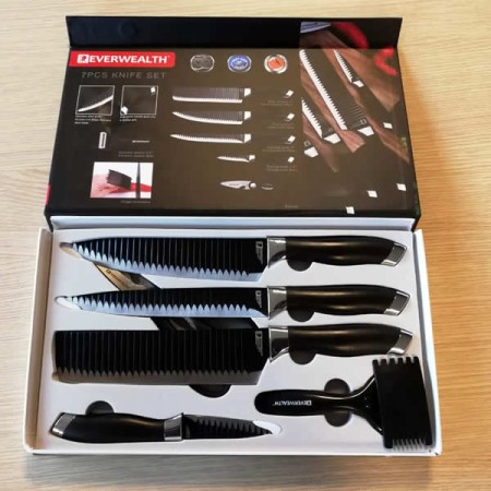 Kitchen Knife Set 6 Pcs Knife Set (কুরবানি ঈদে মাংস ও সবজি কাটা কাটির করার দ্রুত সমাধান)