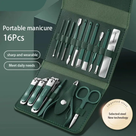 16 pce Stainless Steel  Nail Cutter  Clipper Seet