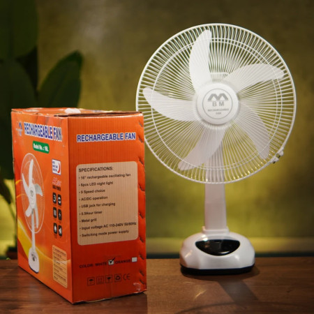16" Rechargeable Fan