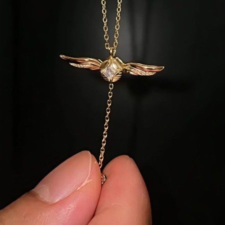 Golden Wings Necklace- 590 Tk