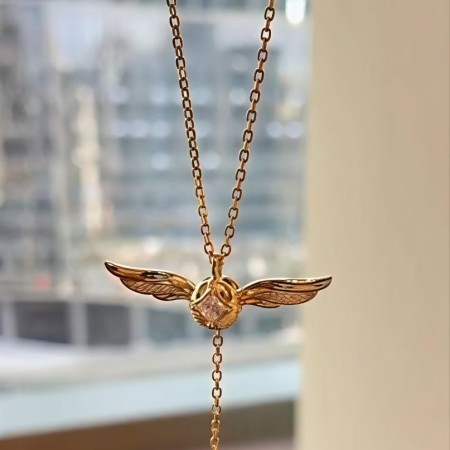 Golden Wings Necklace- 590 Tk