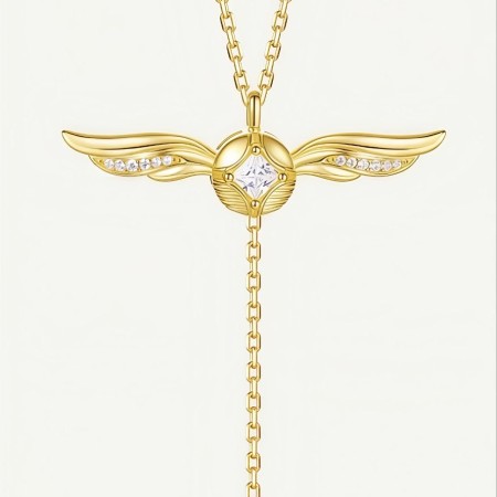 Golden Wings Necklace- 590 Tk