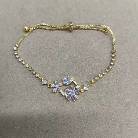 Elegant Lavender Flower Bracelet-  590 Tk